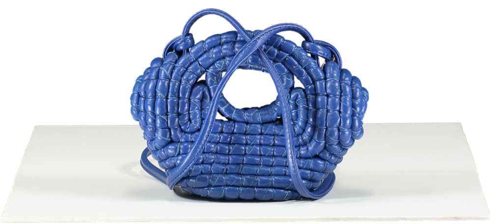 Tory Burch Blue Mini Luna Aqua One Size