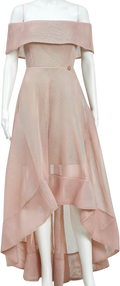 Bronx and Banco Nude Pink Tulip Midi Dress UK M