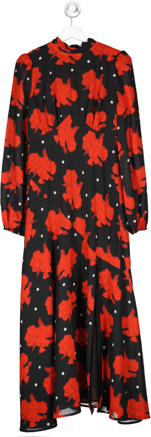 de la vali Black Clara Dress - Spanish Rose UK 12