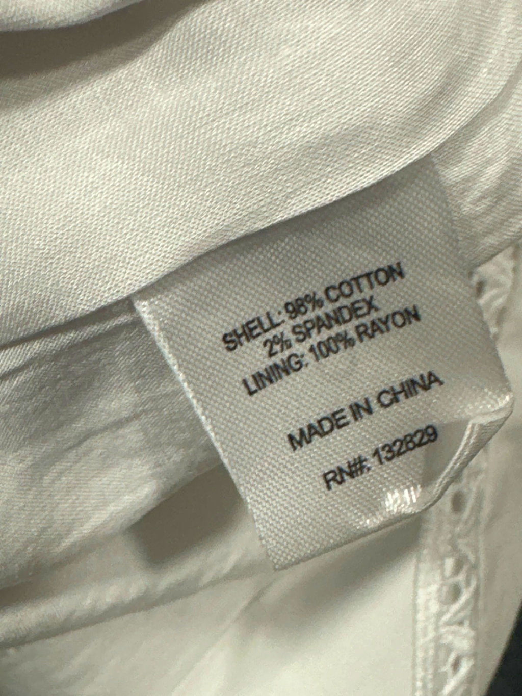 Majorelle White Cotton Lace trim kismet Top UK S