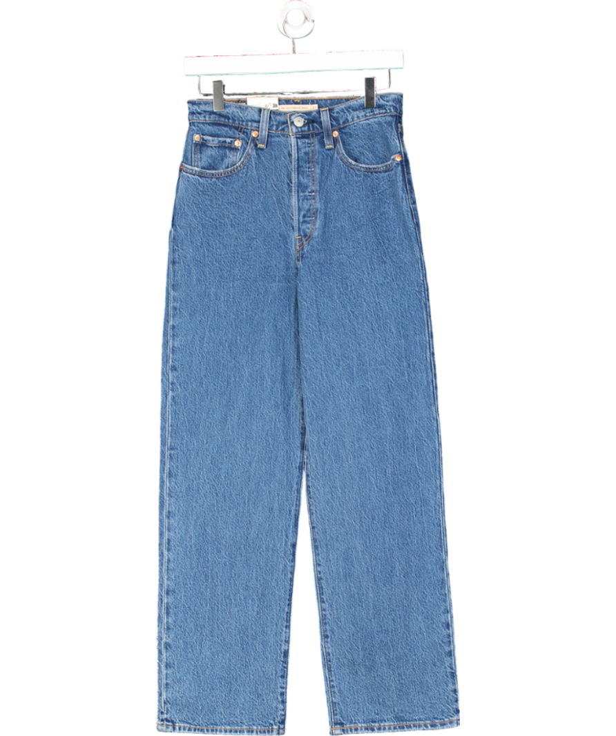 LEVI'S Blue Ribcage Straight Ankle Jeans L29 W27