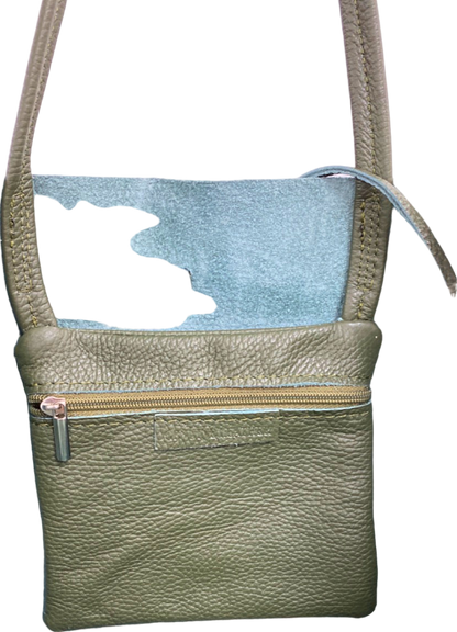Anya Hindmarch Olive Green Leather Tote Bag UK One Size