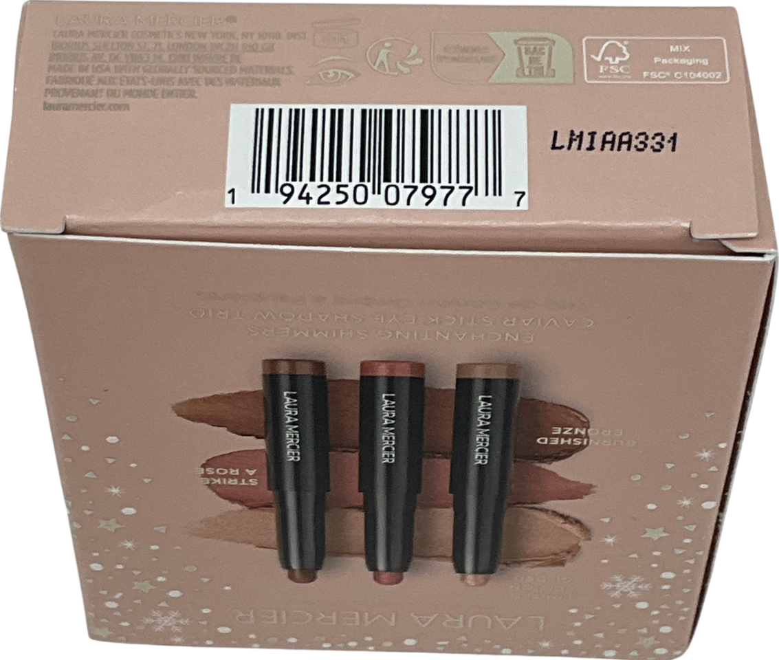 Laura Mercier Enchanting Shimmers caviar Stick Eye Shadow Trio Enchanting Shimmers 3x1g