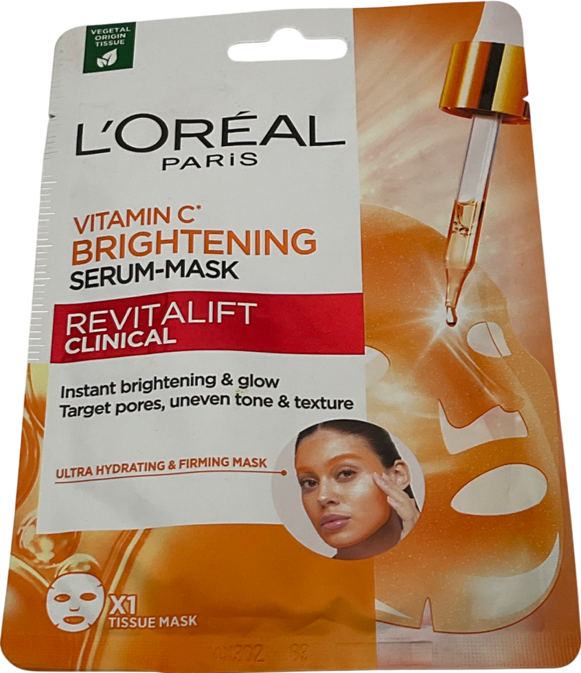 loreal Vitamin C Brightening Serum Mask One sheeT