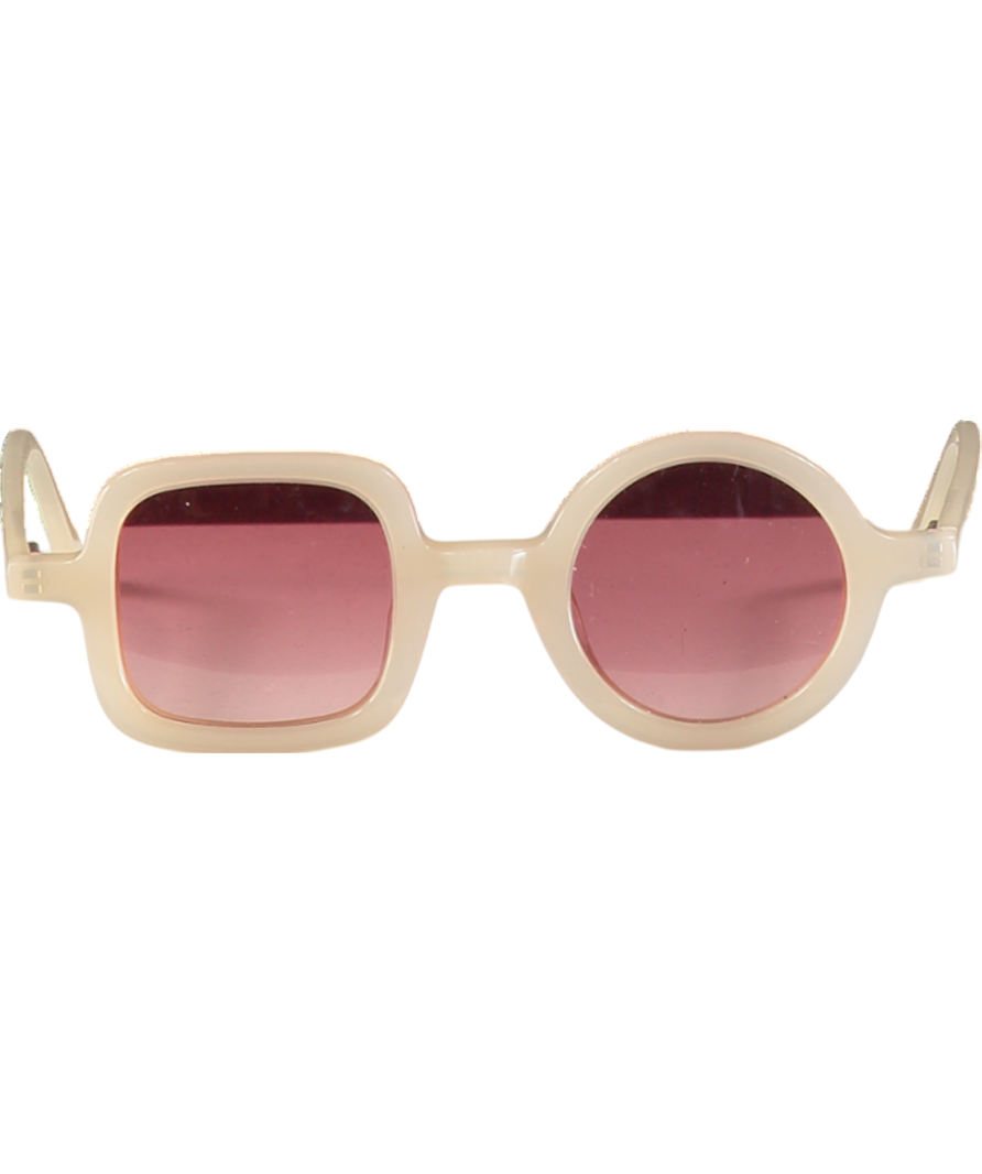 Freda Banana Pink ICF1/02 NUDE Asymmetric Tinted Sunglasses