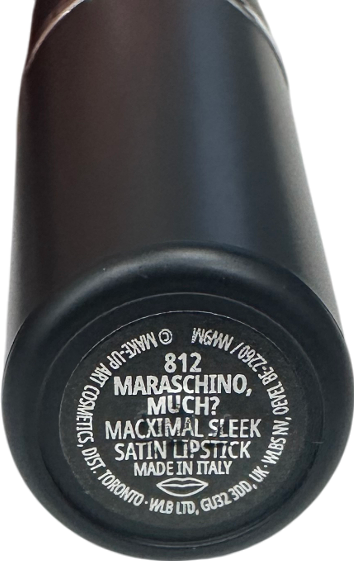 MAC Macximal Sleek Satin Lipstick Maraschino, Much? 3.5g