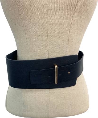 Zara Black Leather Belt 80