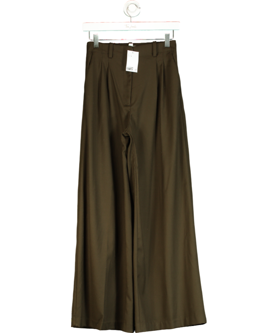 H&M Green Cigarette Trousers UK 4