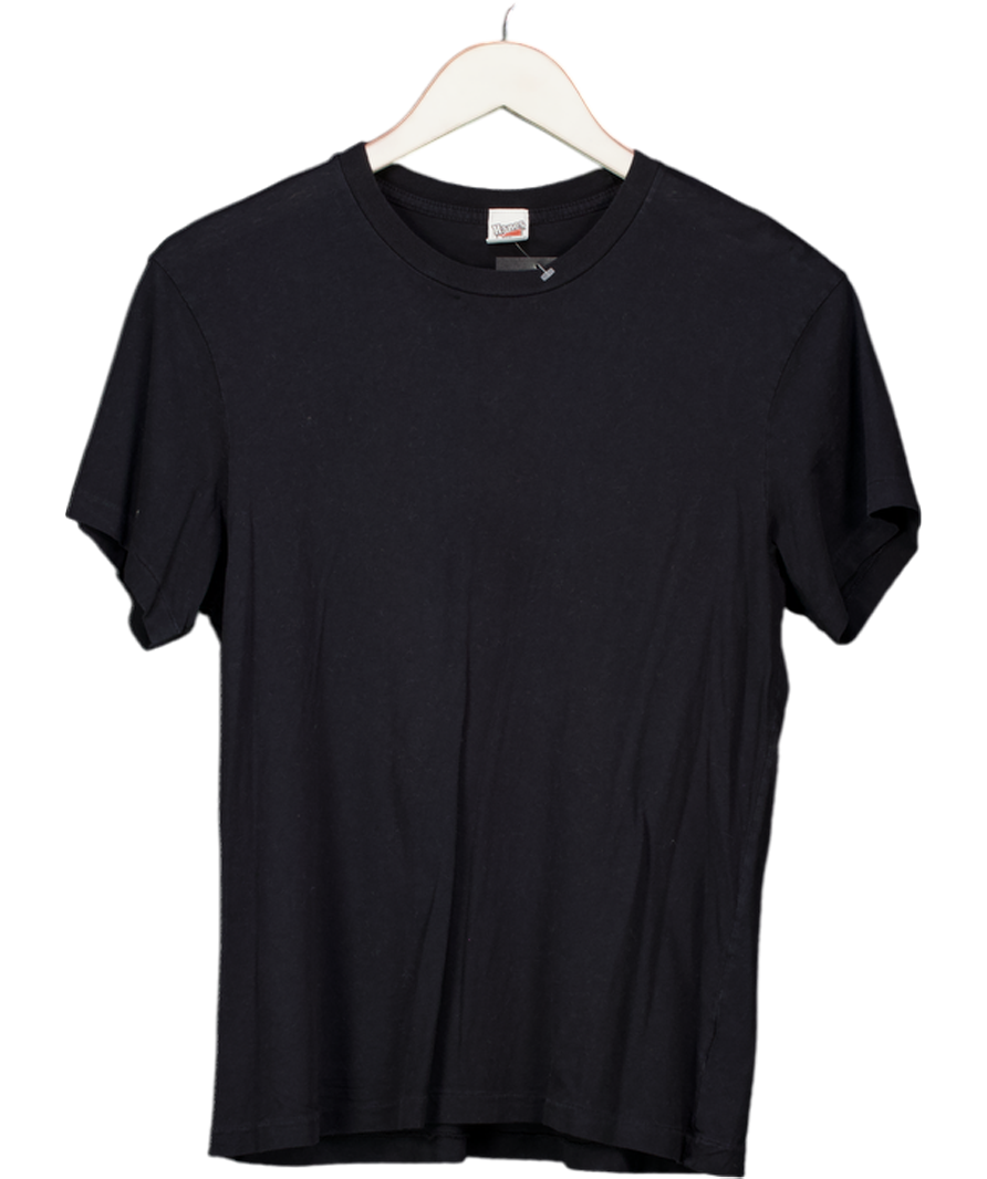 RE/DONE X Hanes Black Short Sleeve T-shirt UK S