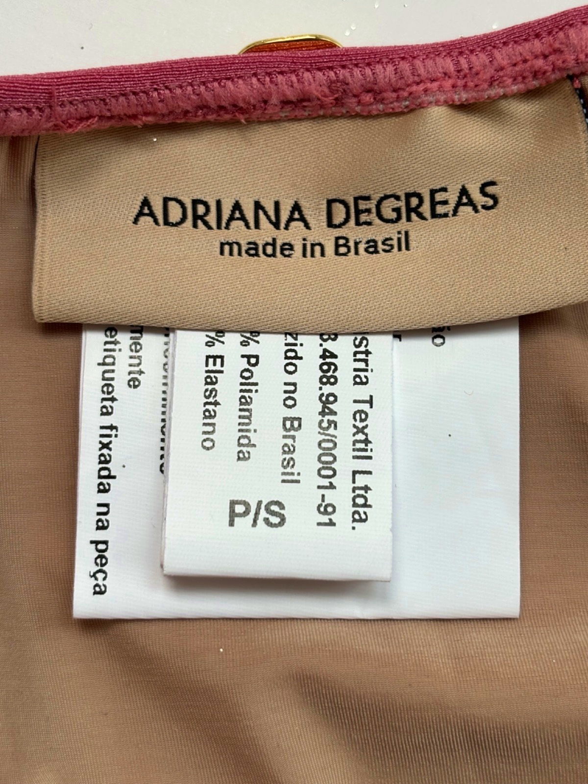 ADRIANA DEGREAS Solid Flower Power Cut-Out Choker Bikini Set UK S