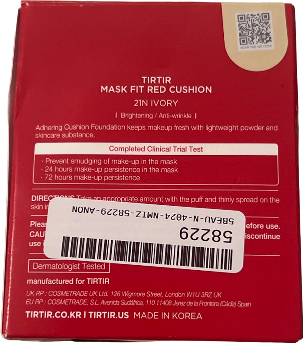 TIRTIR Mask Fit Red Cushion 21N Ivory 18g