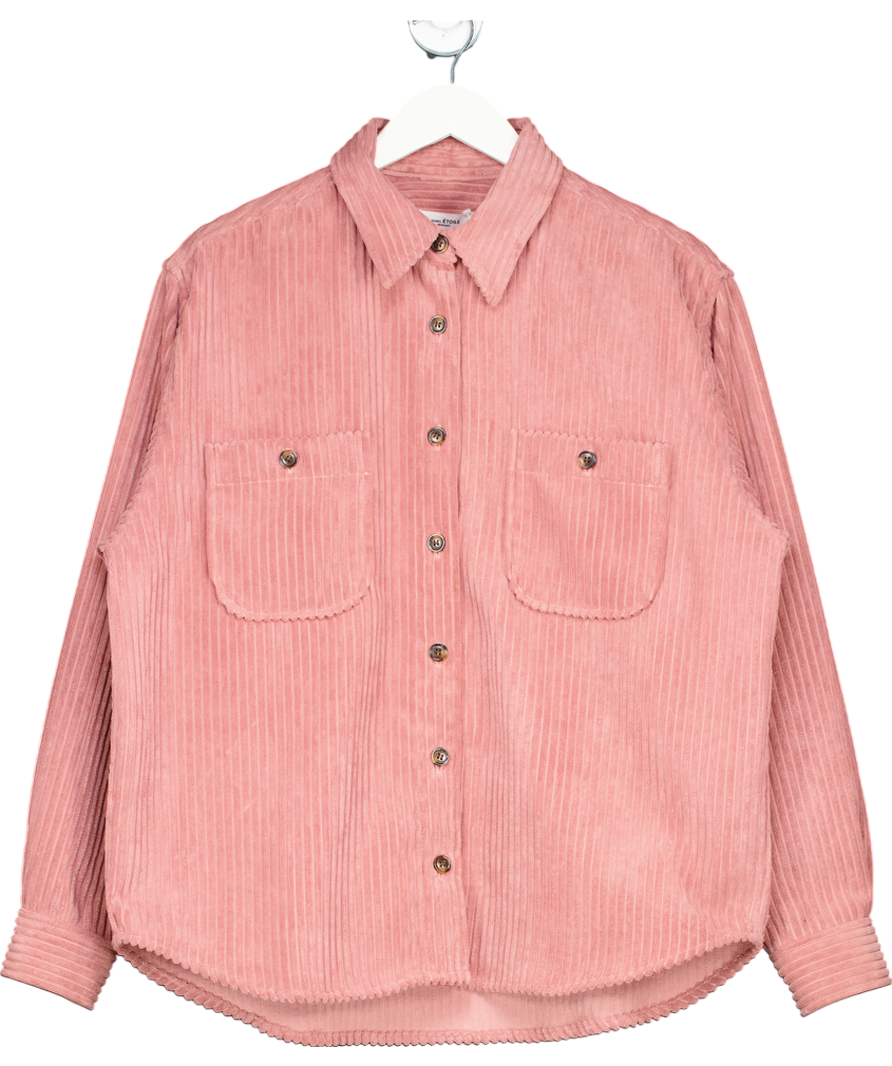 Étoile Isabel Marant Pink Corduroy Shirt UK 12