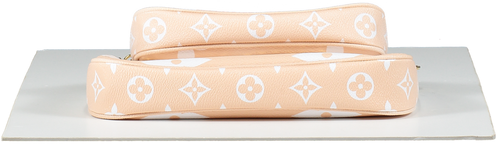 Louis Vuitton Ltd.Edition Nude Multi Pochette, Pool Ombre Mist Handbag