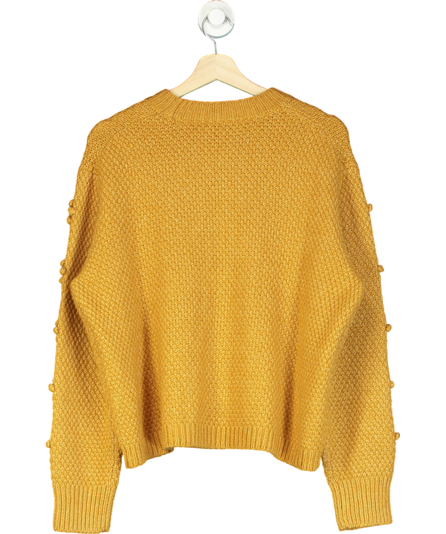 Cartolina Orange Amie Cashmere Blend Cable-knit Sweater UK L