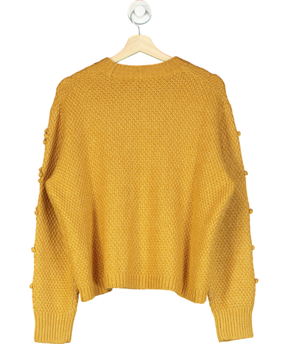 Cartolina Orange Amie Cashmere Blend Cable-knit Sweater UK L