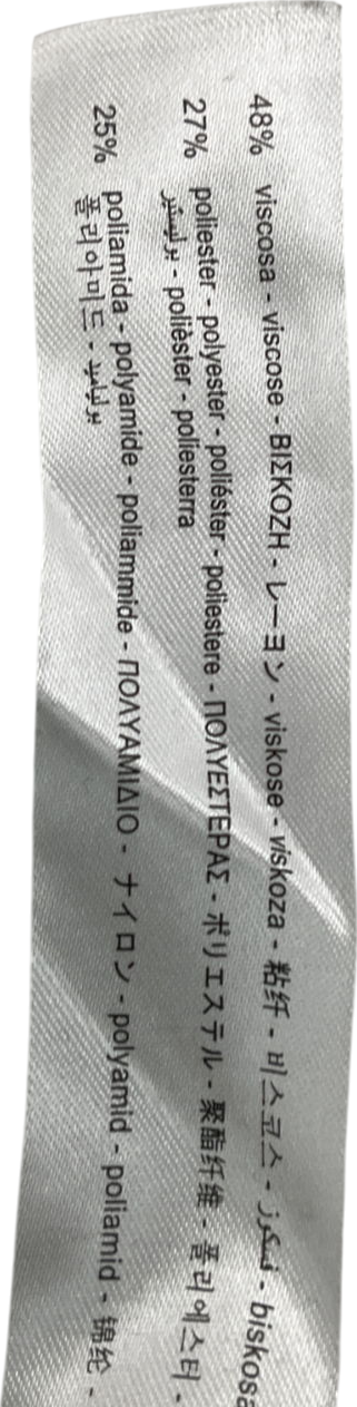 ZARA Black Mini Dress With Splits On The Arms UK S