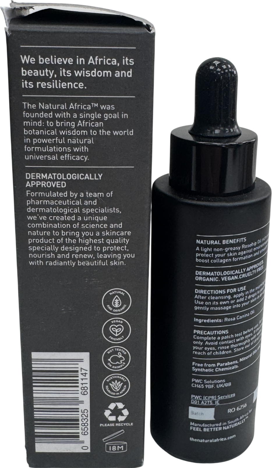 The Natural Africa Rosehip Oil 30ml