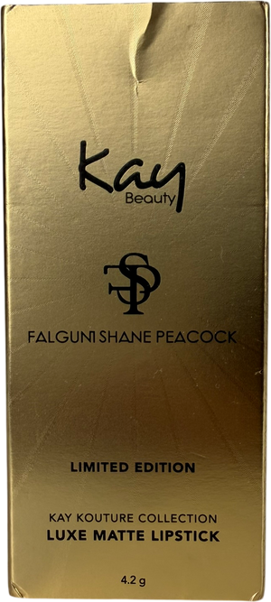 Kay Beauty X Falguni Shane Peacock Luxe Matte Lipstick Crimson Silk 4.2g