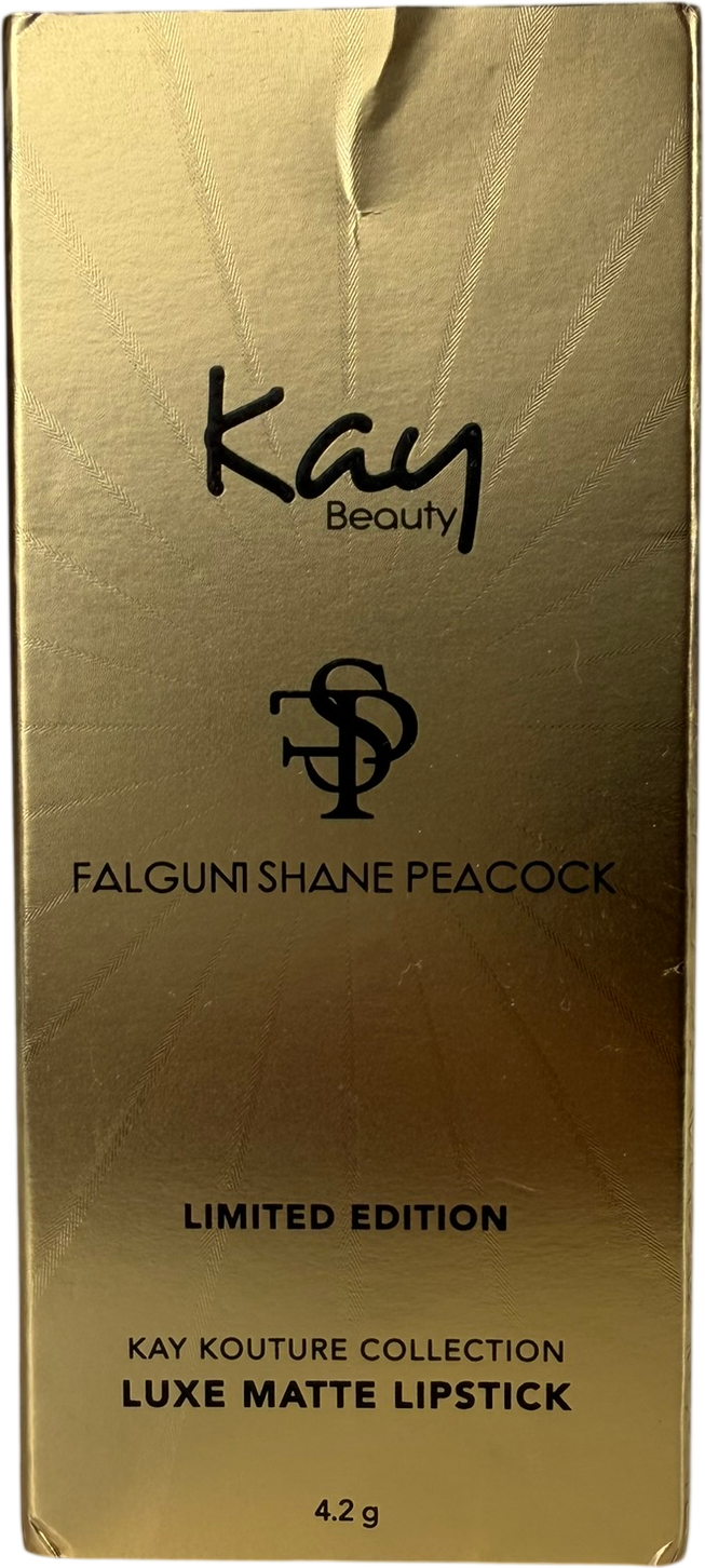 Kay Beauty X Falguni Shane Peacock Luxe Matte Lipstick Crimson Silk 4.2g