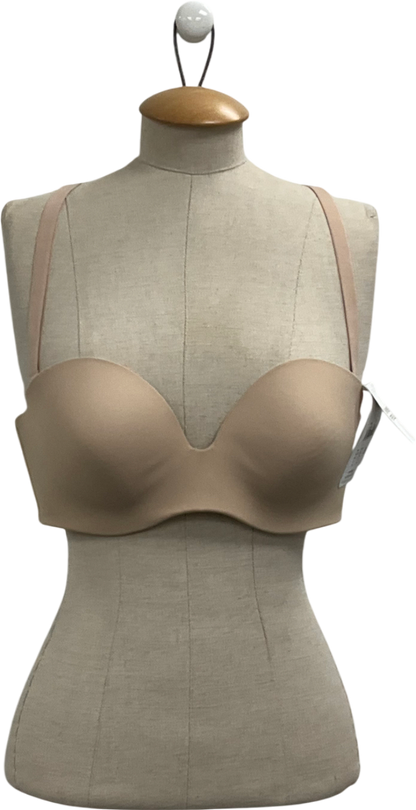 Simone Pérèle Beige Essentiel Multi-position Strapless Bra UK 38B