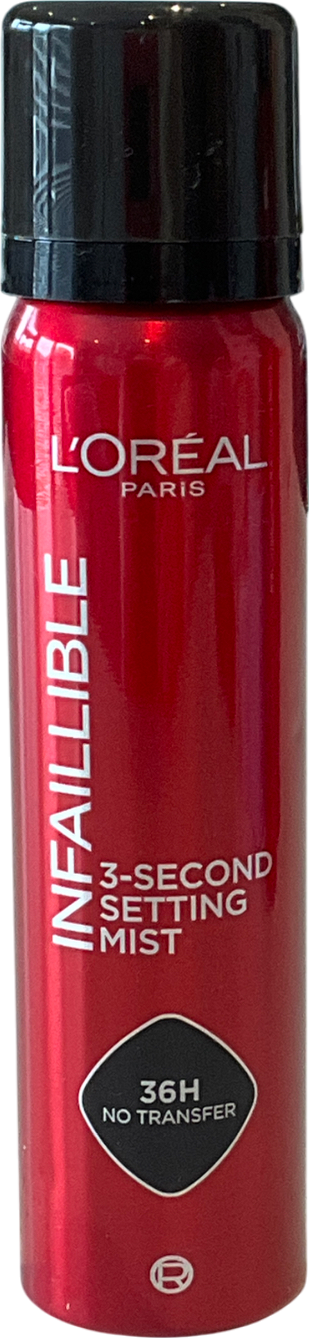 loreal Setting Spray, Infallible Setting Mist, Up To 36hr Wear 75ml