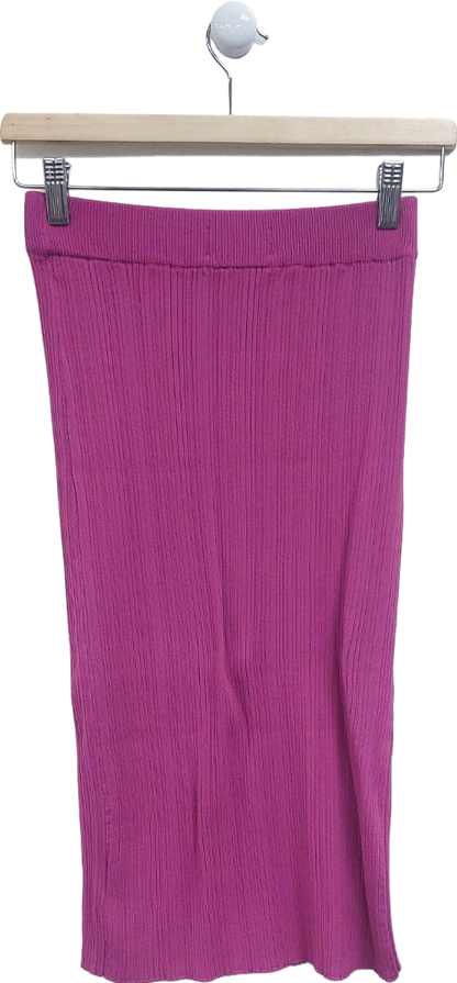 Urban Revivo Purple Ribbed Skirt UK 6