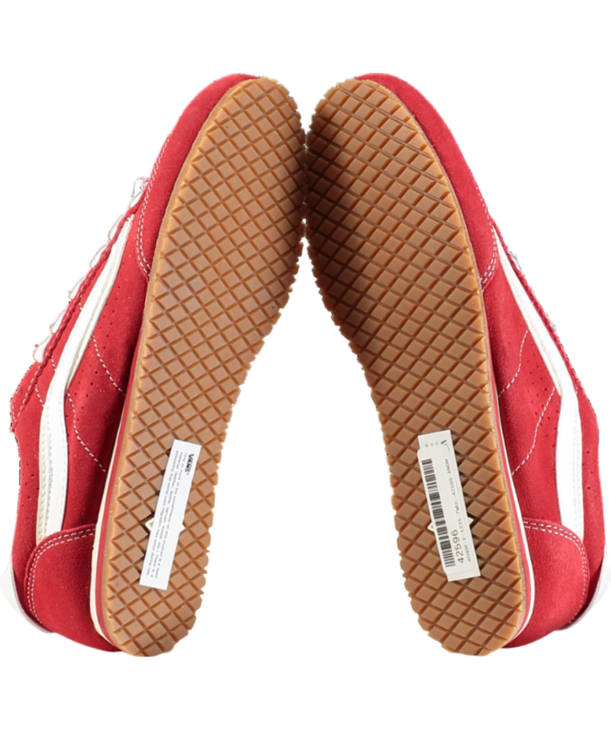 VANS Red Super Lowpro Retro Trainers UK 4.5 EU 37.5 👠