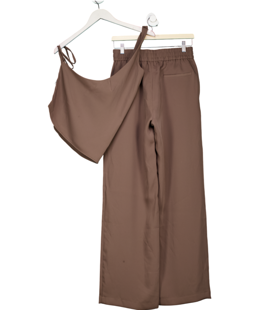 Kookai Brown Maria Core Top And Trouser Set UK 8