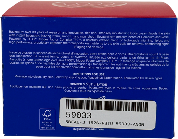Augustinus Bader The Geranium Rose Body Cream 200ml