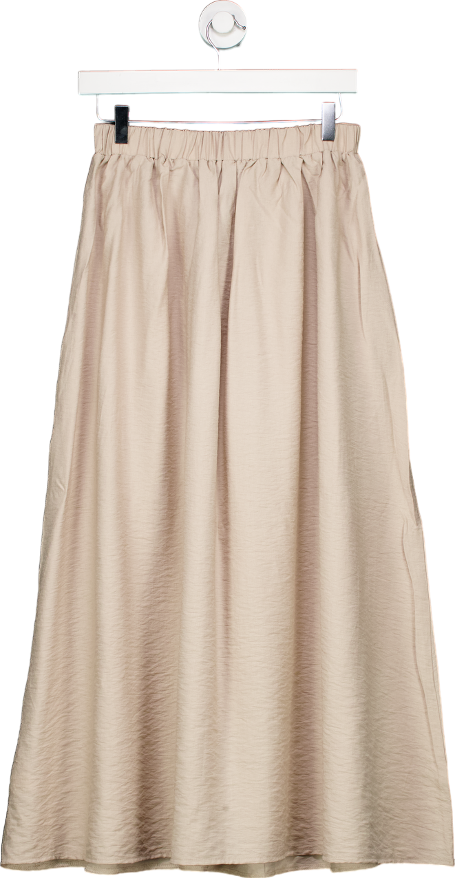 New Look Beige midi Skirt UK 8