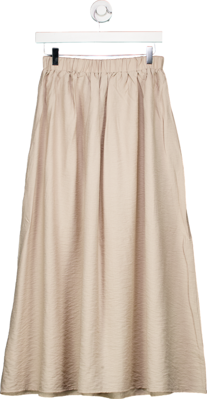 New Look Beige midi Skirt UK 8