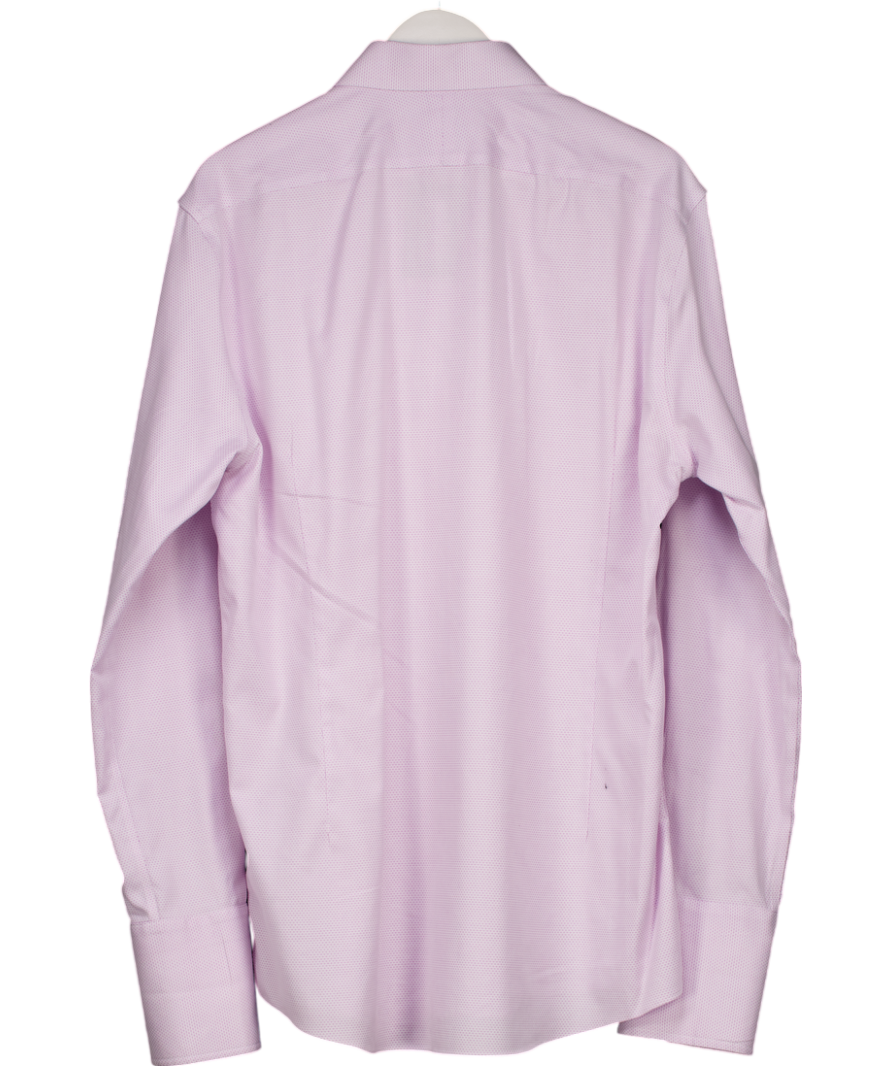 Charles Tyrwhitt Pink Non Iron Extra Slim Fit Shirt UK XL