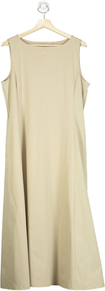 UNIQLO Beige Airism Sleeveless A-Line Dress UK XL