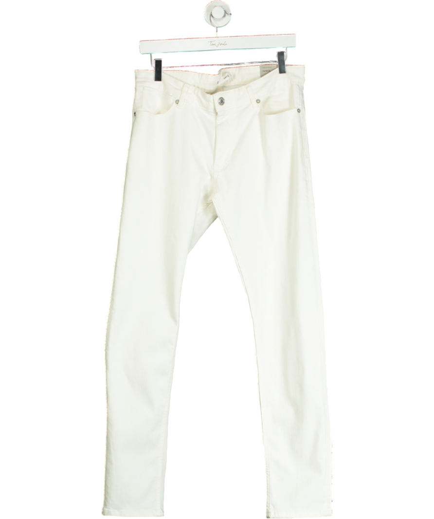 MANGO White Slim Fit Ultra Soft Touch Patrick Jeans W32