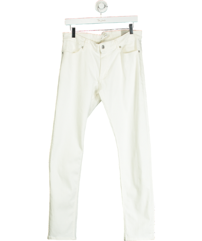 MANGO White Slim Fit Ultra Soft Touch Patrick Jeans W32