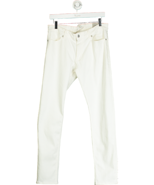 MANGO White Slim Fit Ultra Soft Touch Patrick Jeans W32