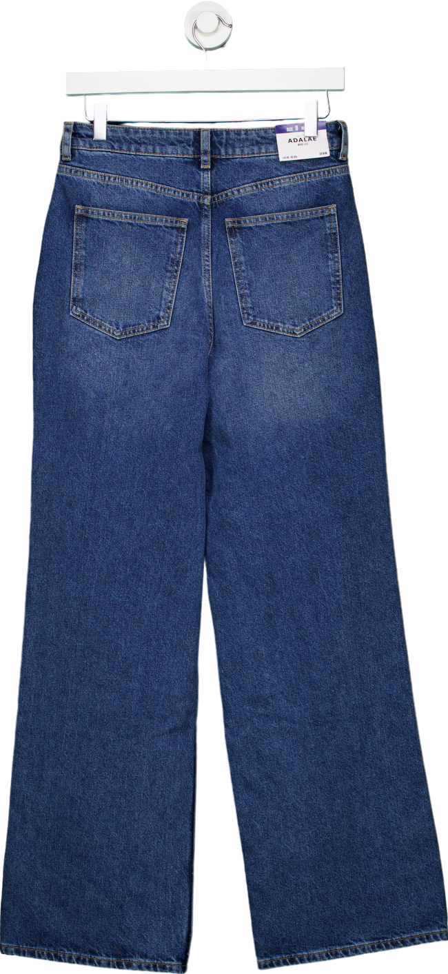 New Look Blue Adalae Wide Leg Jeans UK 8