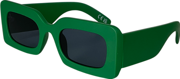 jeepers peepers Chunky Rectangle Frames In Green One Size