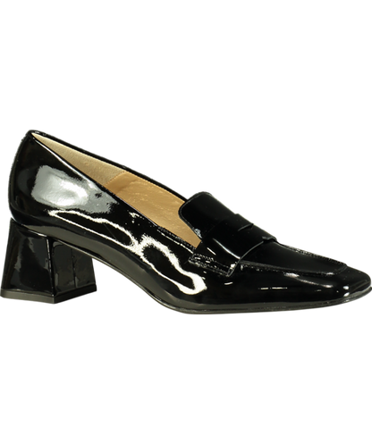 Russell & Bromley Black Uptown Mid Mid Heel Loafer UK 8 EU 41 👠