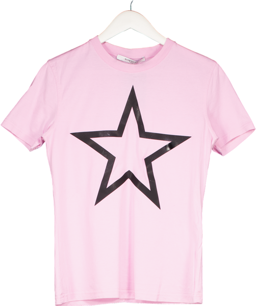 GIVENCHY star tshirt PINK sサイズ GIvenchy Pink Macro Star T-shirt UK M - Reliked