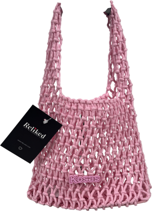 Kosas Pink Crochet Bag One Size