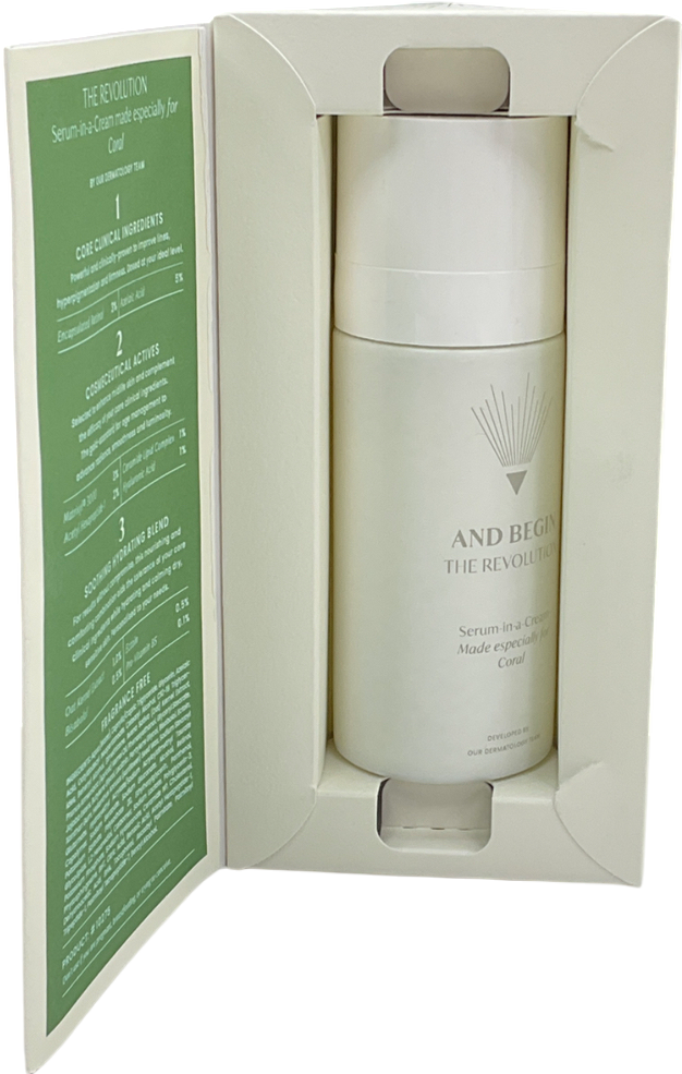 and begin Serum In A Cream 30ml