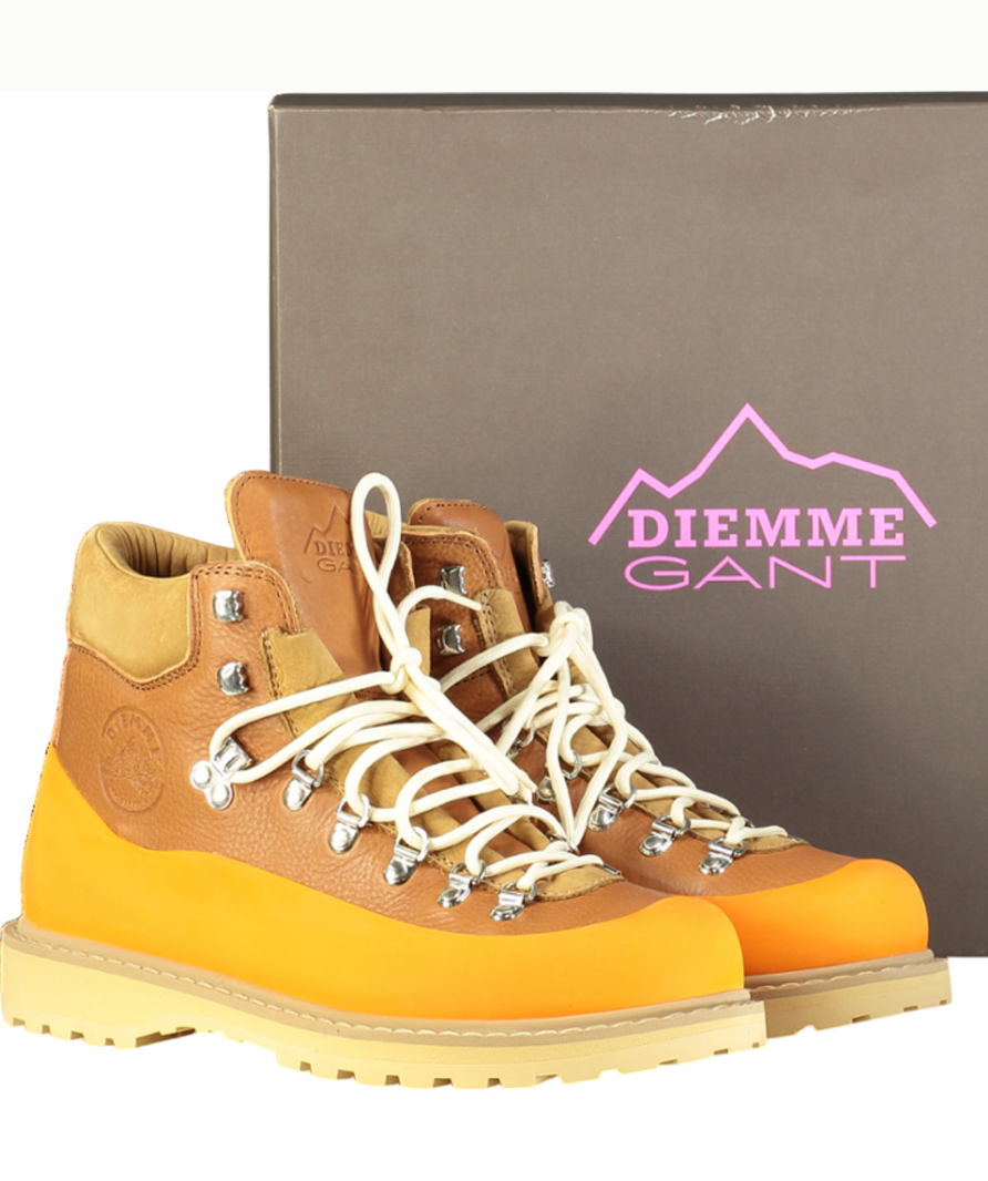 GANT Orange X Diemme Roccia Vet Persimmon Leather Boots UK 8 EU 42 👞