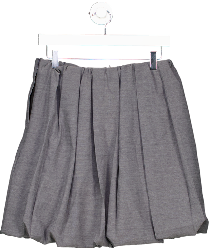 River Island Grey Puffball Mini Skirt UK 10