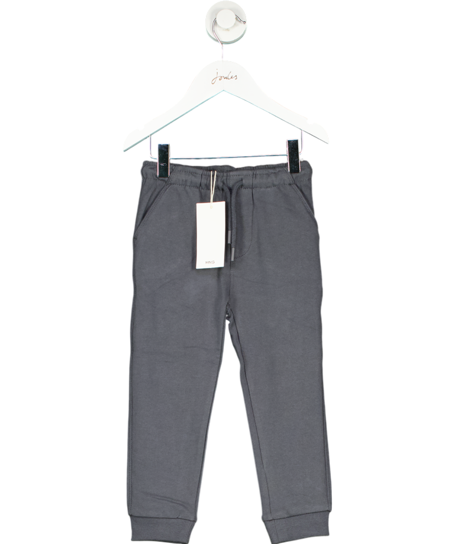 MANGO Grey Cotton Jogger-style Trousers 2 Years