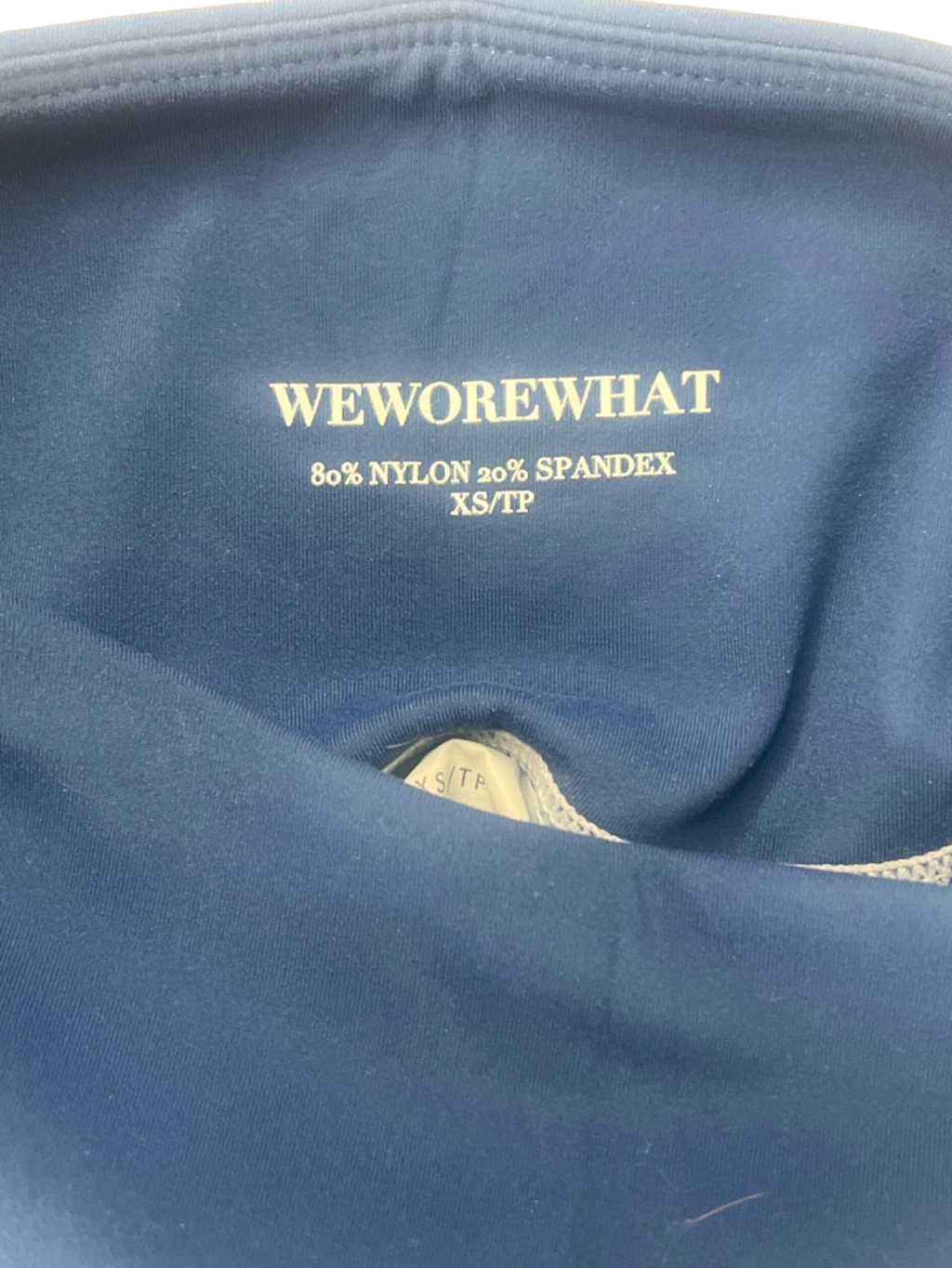 WEWOREWHAT Navy Active Leggings UK XS