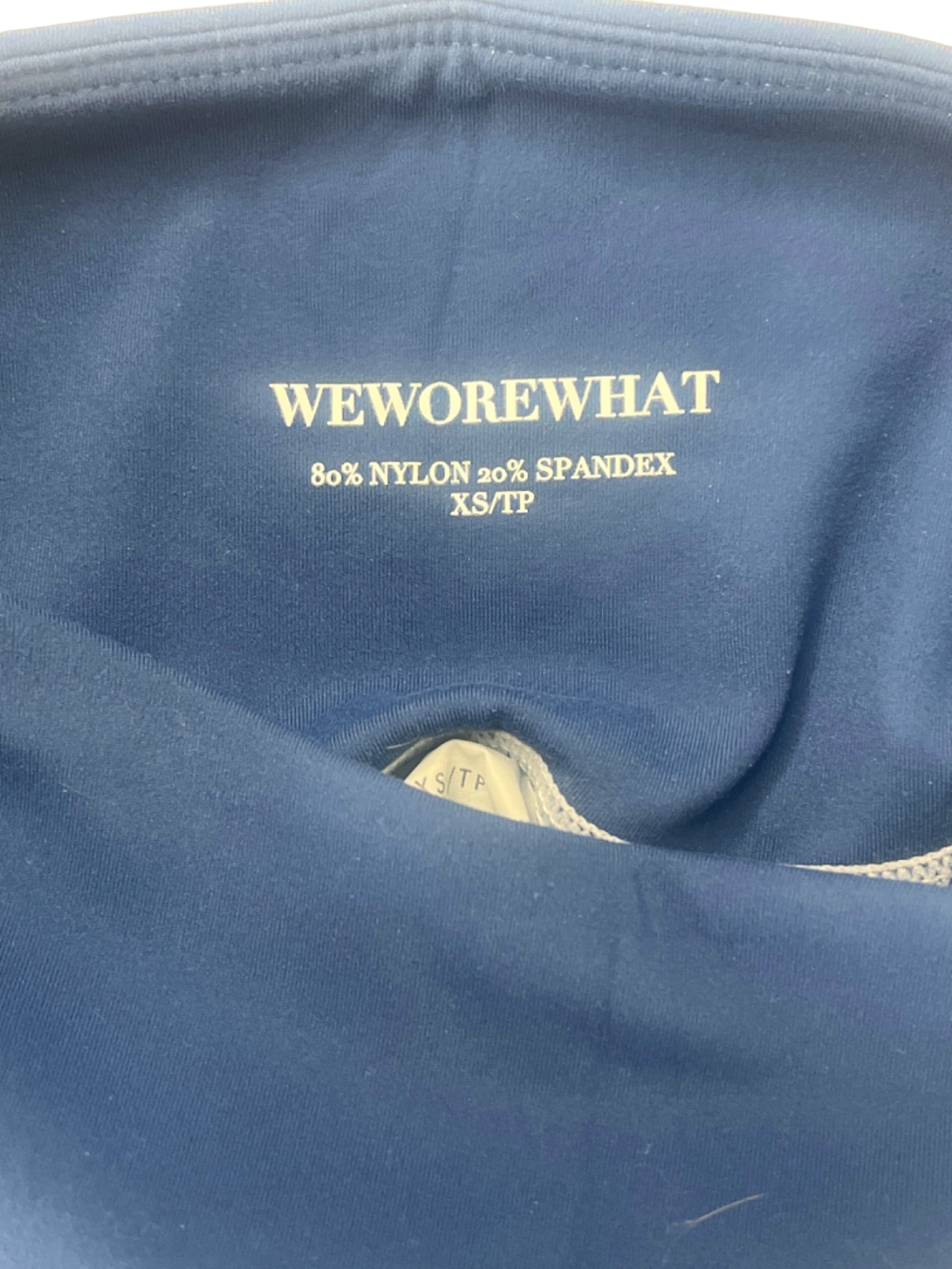 WEWOREWHAT Navy Active Leggings UK XS