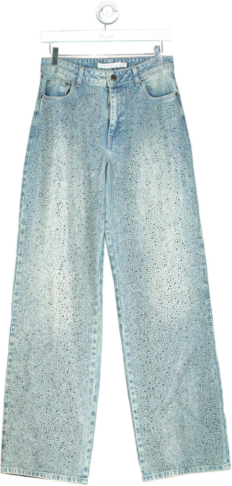 Gestuz Blue Printed Denim Jeans W26