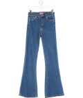 Edikted Blue Skinny Flare Jeans UK S