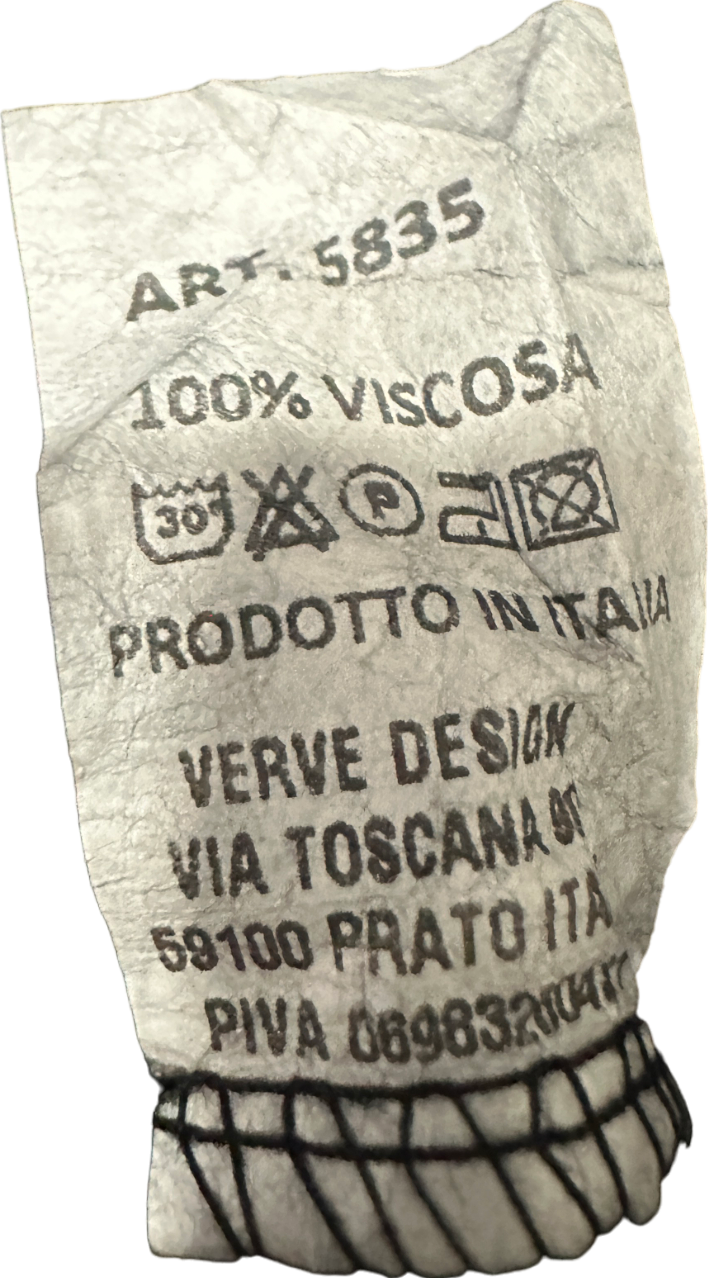 Verve Design Black Wide Leg Trousers UK M